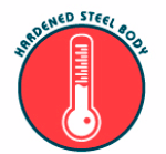 Hardened steel body